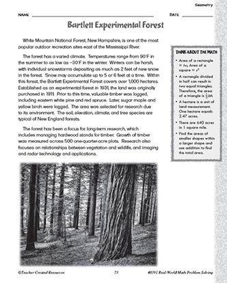 Geometry Math Worksheet and Answer Key Grade 5-10