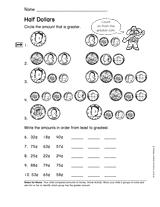 Half Dollars (Gr. 2)