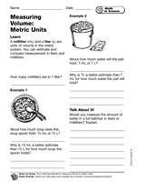 Math in Science: Measuring Volume - Metric Units