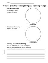 Science Skill: Classifying Living and Nonliving Things