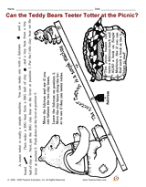 Can the Teddy Bears Teeter Totter at the Picnic?