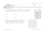 Math Warm-Up 1 for Gr. 1 & 2: Numbers and Numeration