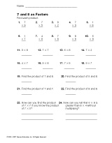 7 and 8 as Factors