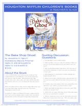 The Bake Shop Ghost Teacher's Guide