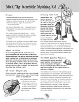 Stink: The Incredible Shrinking Kid &amp Super-Galactic Jawbreaker Teacher's Guide