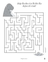 Tea Rex Activity Sheets